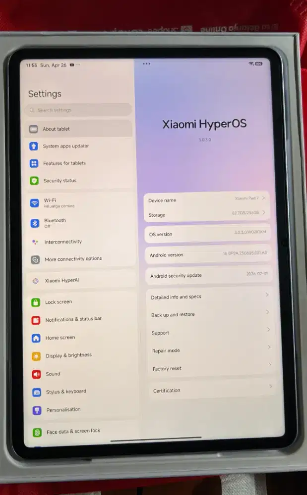 Tablet Xiaomi Pad 7
