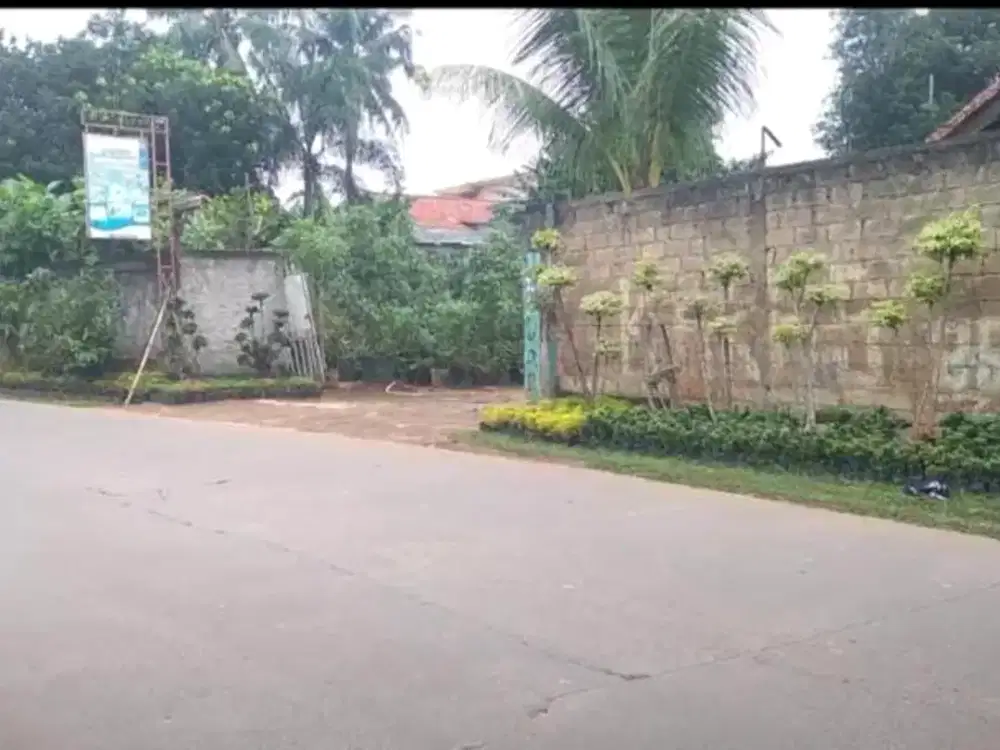 Tanah Pinggir Jalan Pengasinan Depok Cocok Untuk Bengkel Gudang, Workshop, F&B