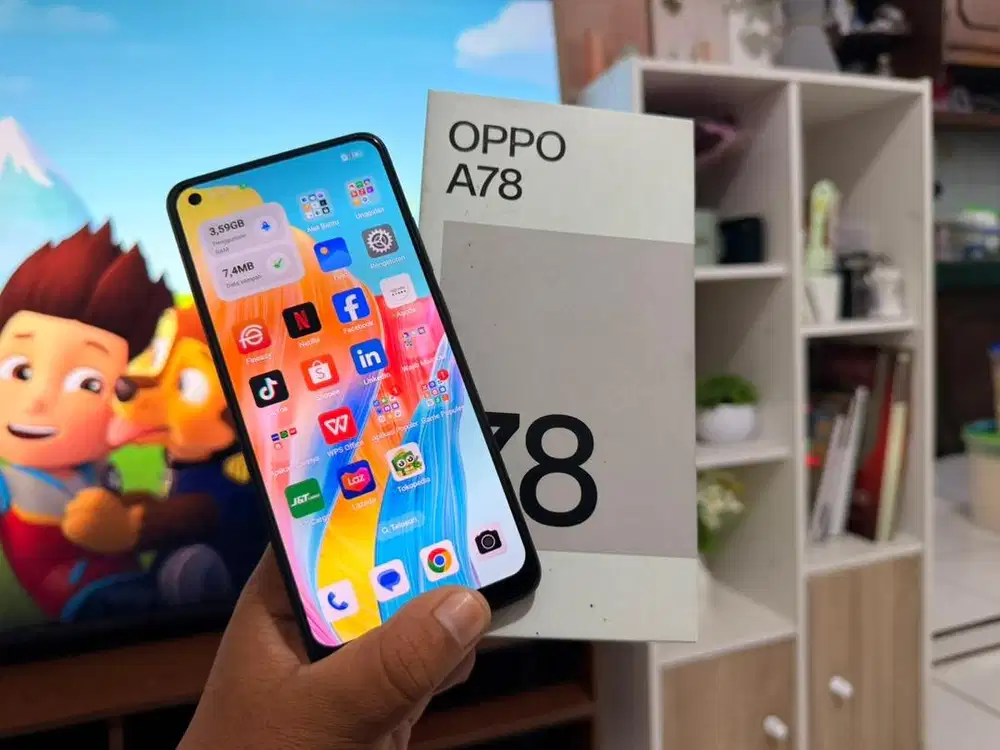 Oppo a78 8/256gb original mulus fullset
