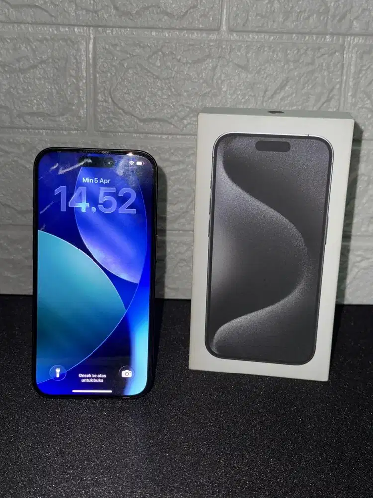 Iphone 15 Pro 512gb Titanium Black Garansi Inter All Operator