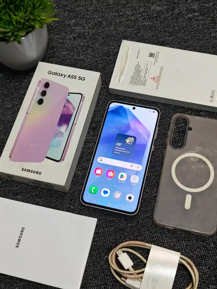 Samsung A55 5g 8/256 Fullset Original Mulus