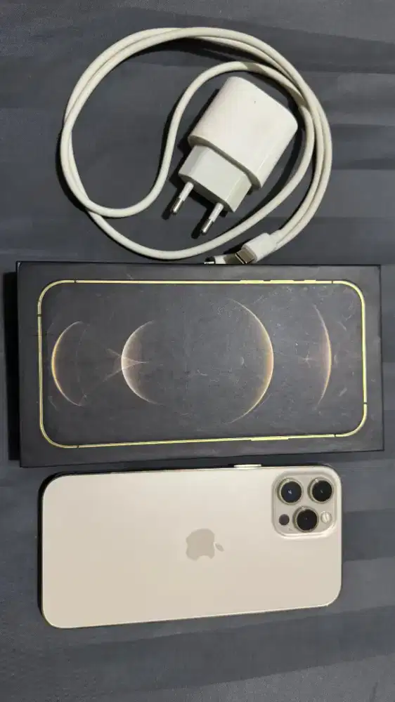 Iphone 12 Promax 256 GB Gold Second inter