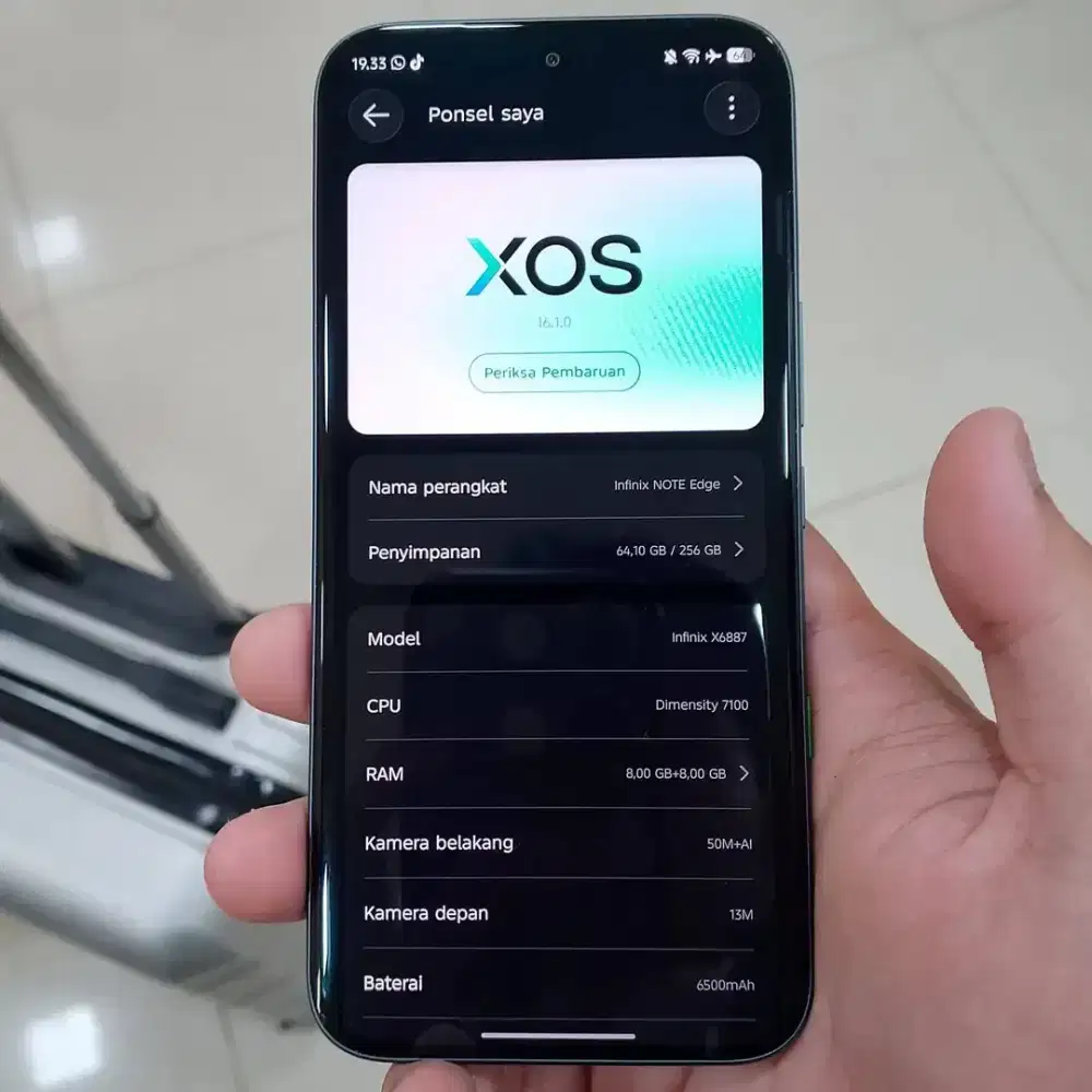 Infinix note edge 5G