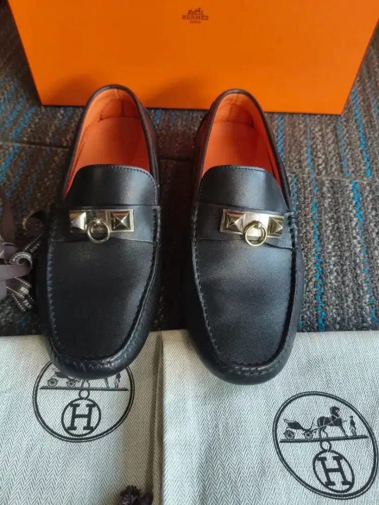 hermes slip on original asli