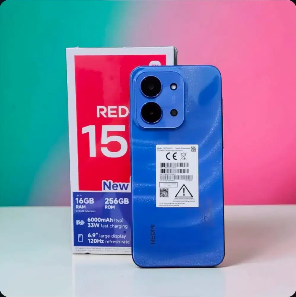 RAM 8+8 internal 256GB - Xiaomi Redmi 15C baterai 6OOOmAh