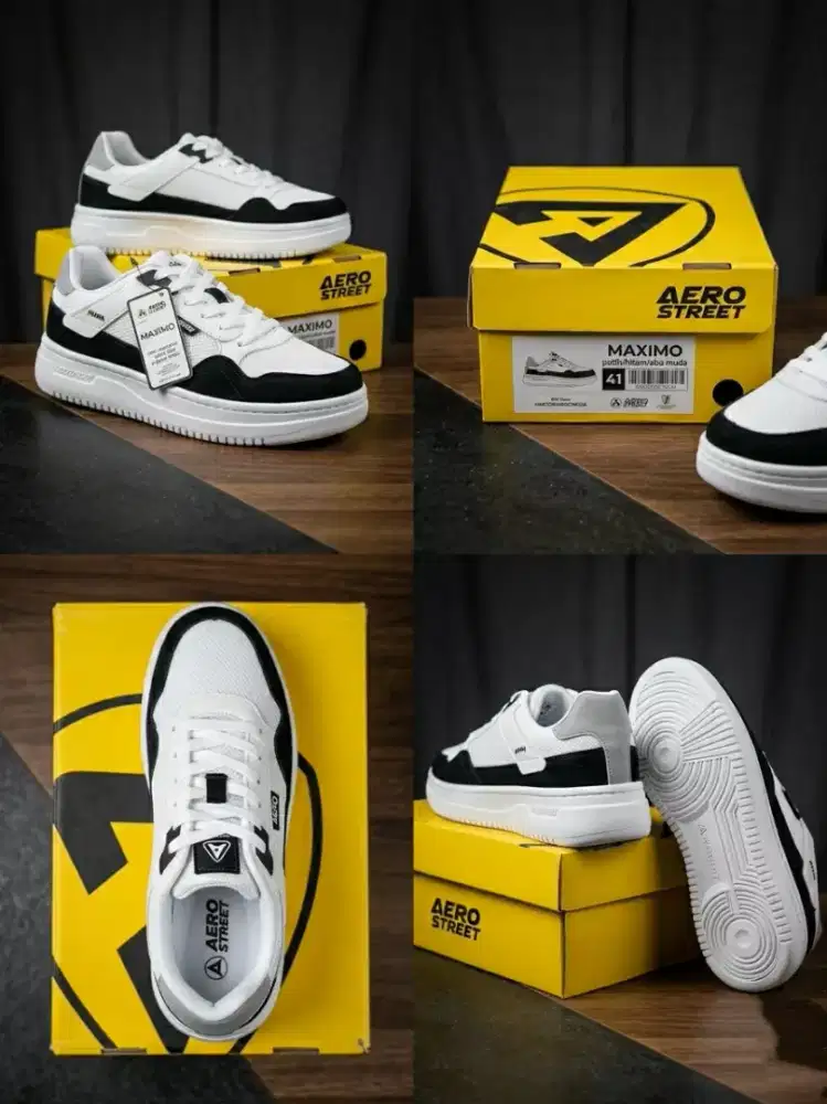 Sepatu Sneakers pria merk Aerostreet