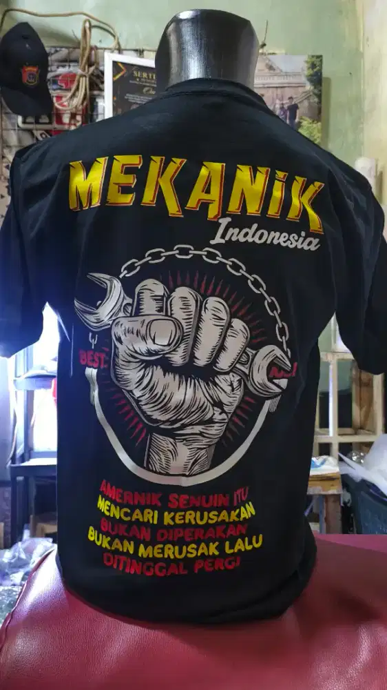 Kaos Sablon Satuan Desian Suka suka