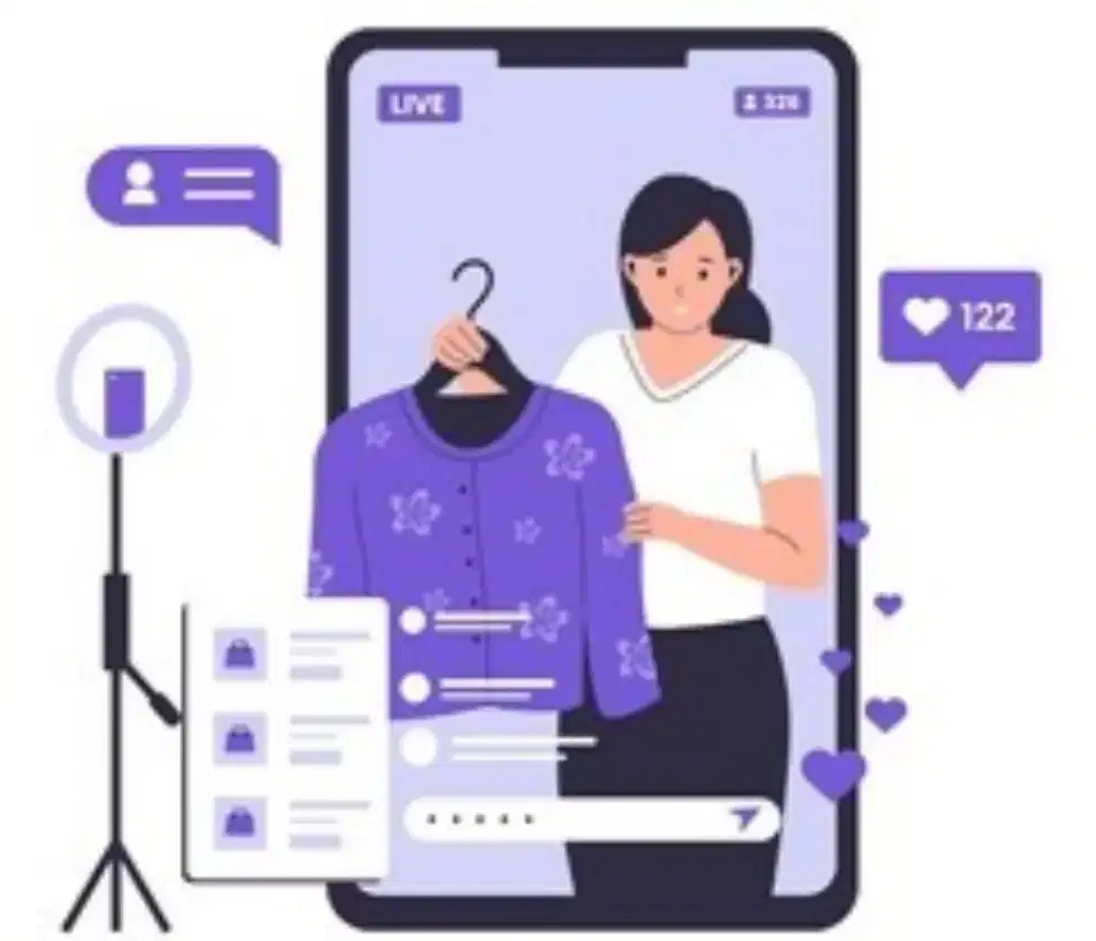 [BUTUH CEPAT] Dicari Segera Host Live OL Shop (gapok & fee penjualan)