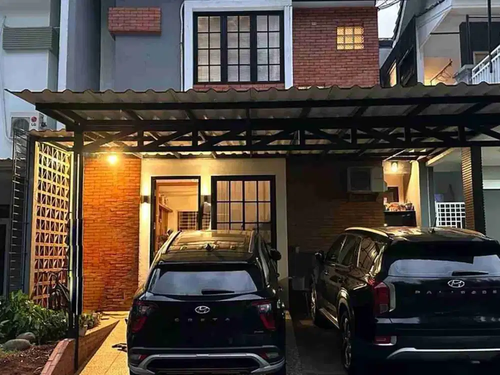 Rumah 2 Lantai Kamar Tidur 2+1 di Nusa Loka BSD Dekat Tol