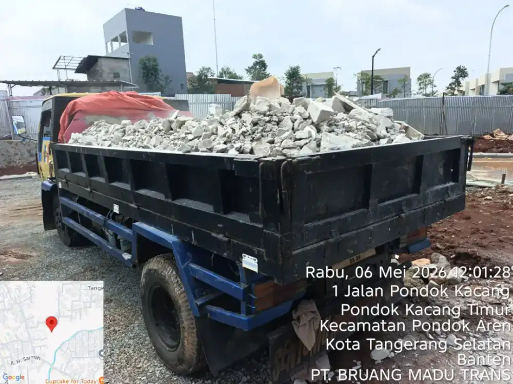 Jasa buang puing dan angkut sampah proyek