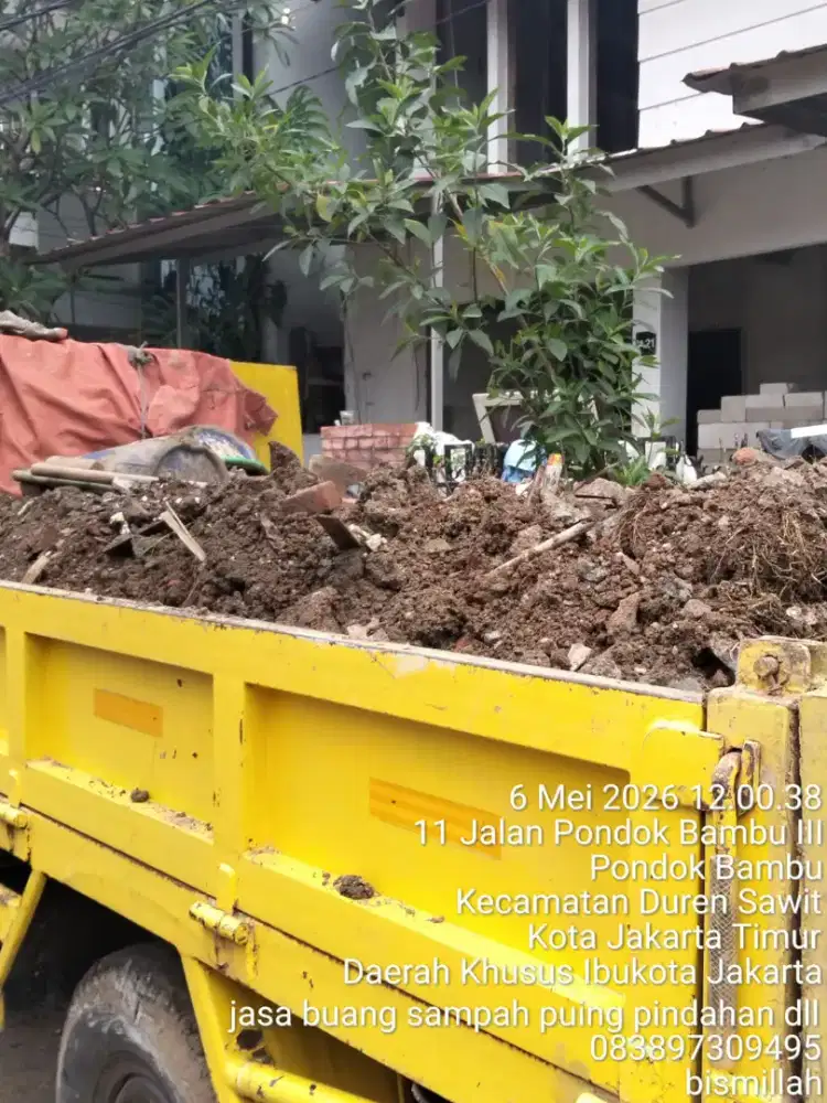 Jasa buang puing dan sampah