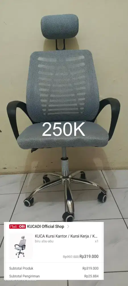 Kursi Kantor / Kursi Kerja / Kursi Belajar / Kursi Santai Merk KUCADI