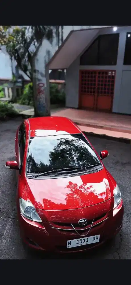 Toyota Vios 2008 Merah Metalik