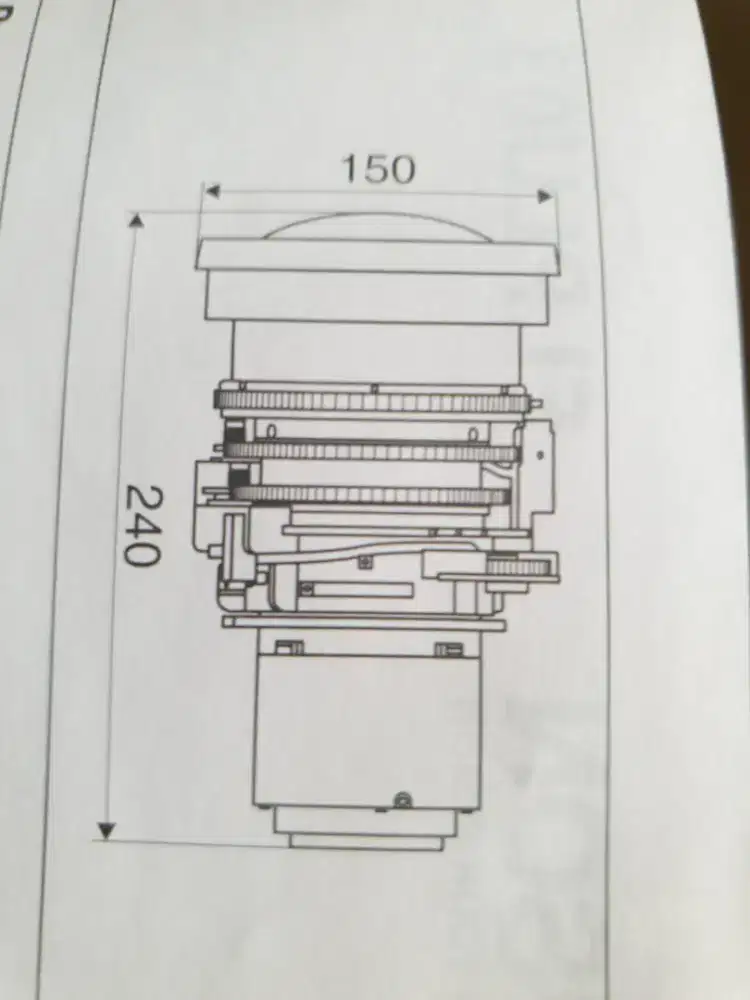 Epson ELPLM08 Original Projector Lens Mid Zoom – Mulus