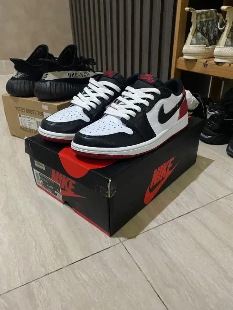 Air jordan 1 retro low OG black toe