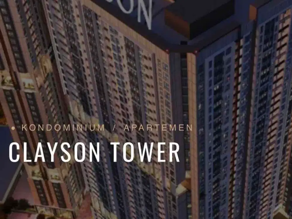 Clayson Apartemen Pakuwon Mall 2 Unit jejer