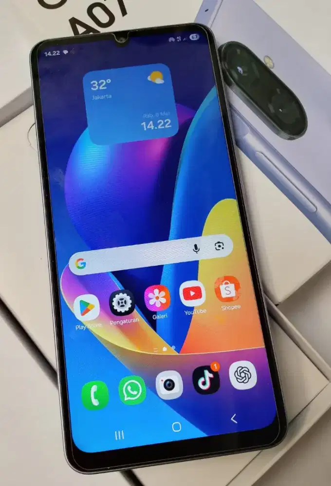 Samsung A07 Ram 4+4/64 baru sebulan setengah