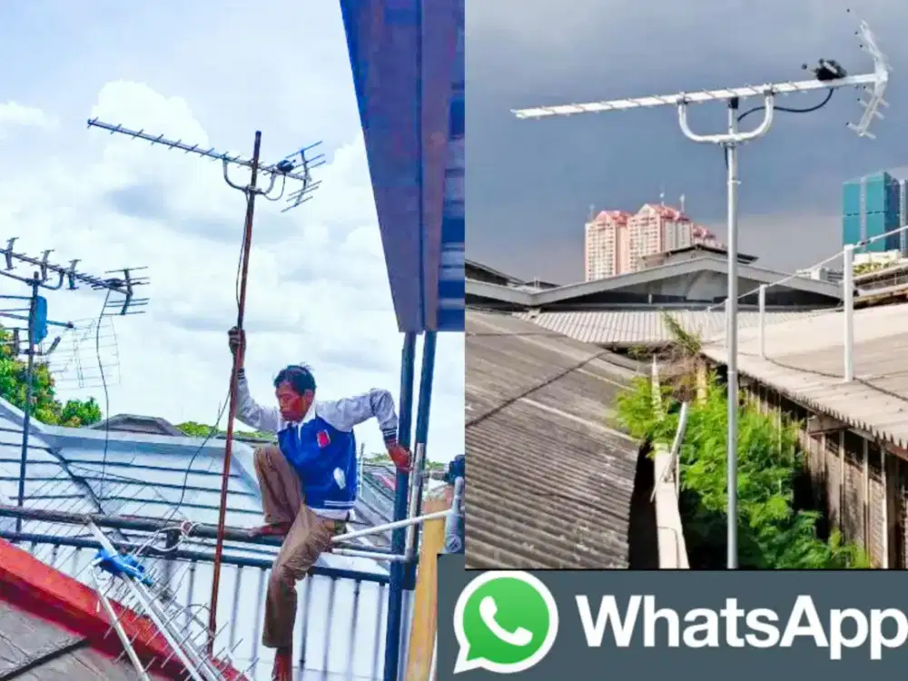 Instalasi Pemasangan Antena TV Siaran Digital