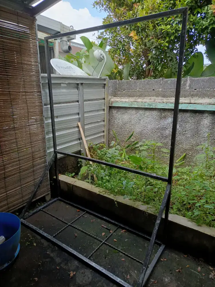 rangka besi holo tebal buat mmt