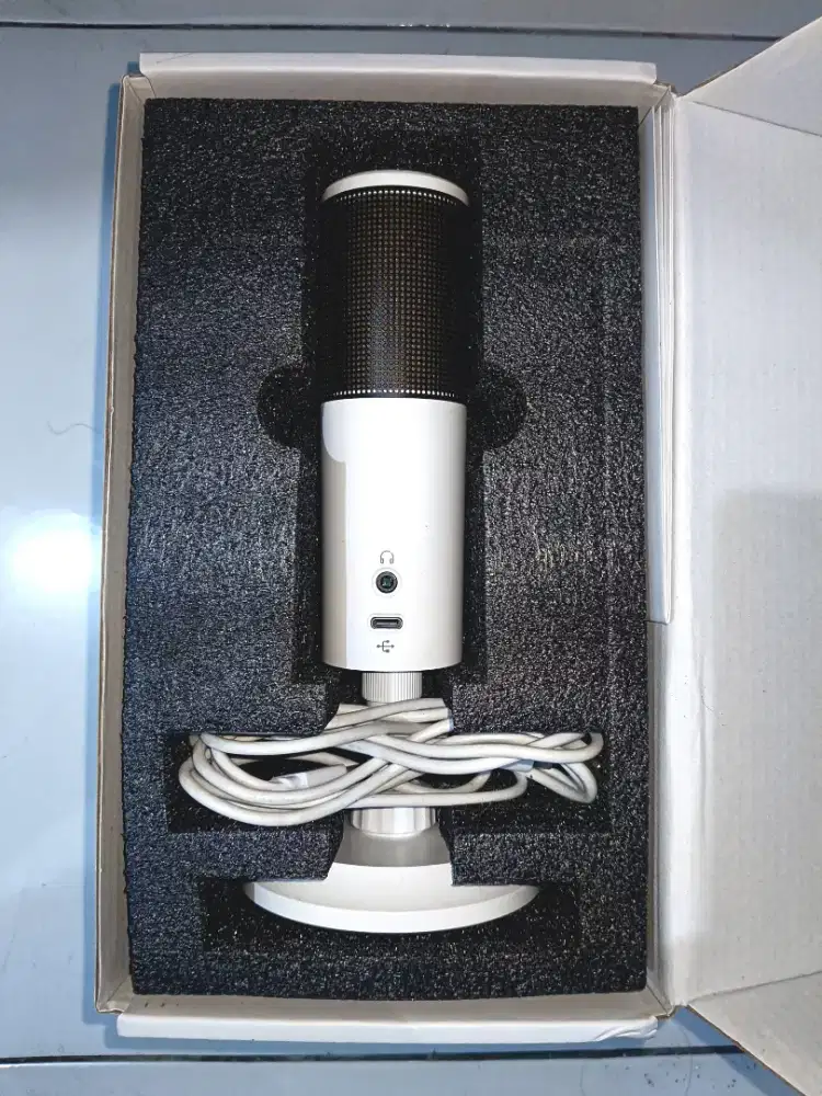 Microphone USB Type C Plug n Play (Noir Voix Condenser)