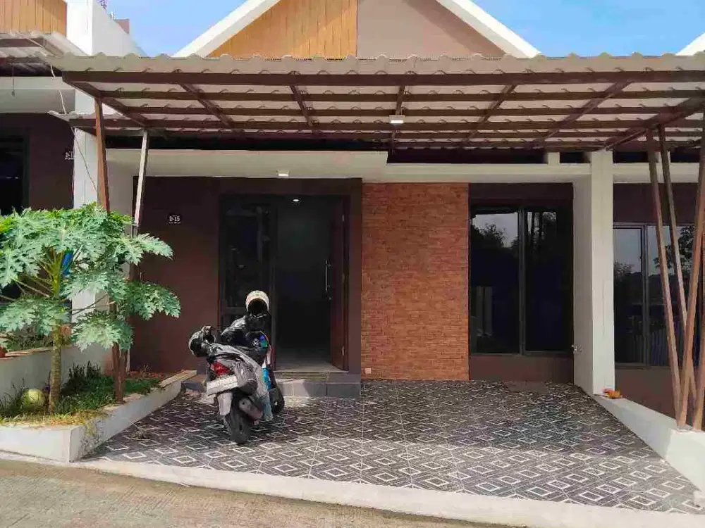 Rumah murah 1 lantai 600jutaan samping tol kota wisata