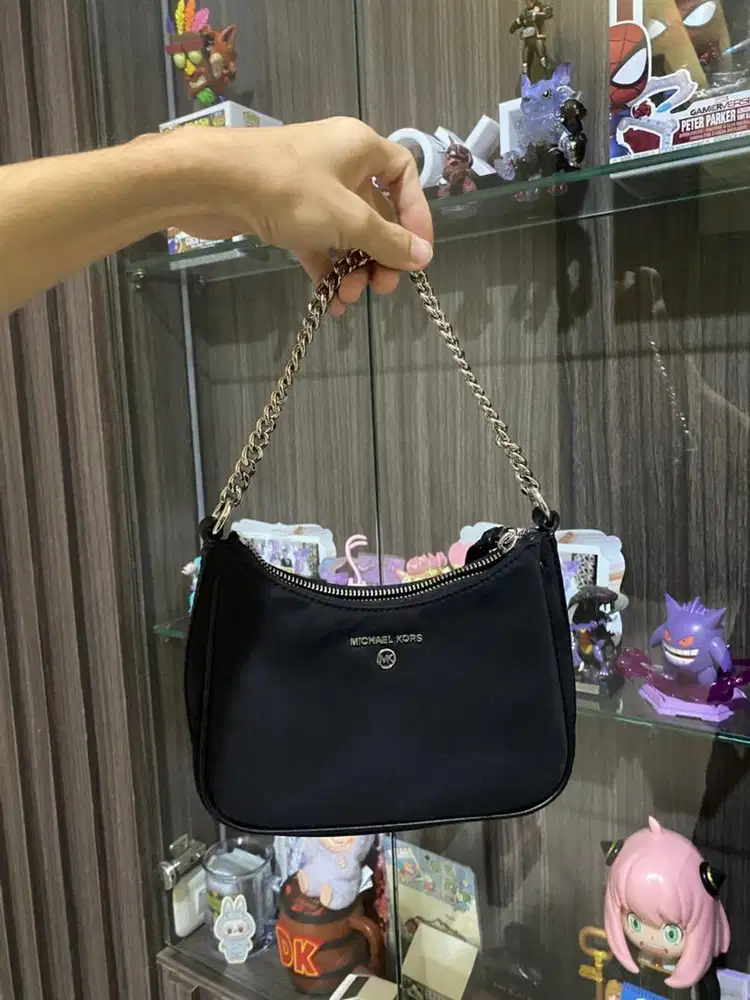Michael kors small nylon gabardine shoulder bag