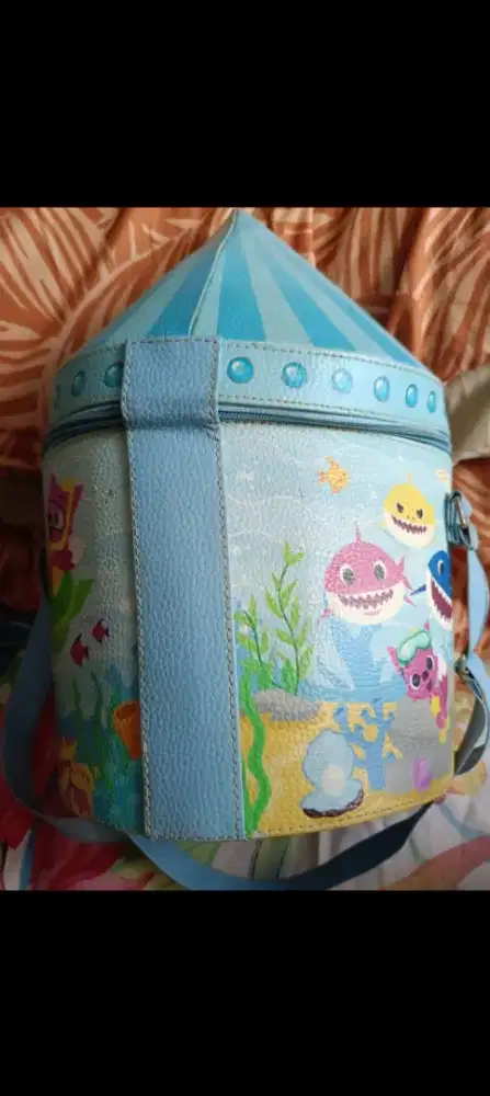 Dijual Tas Box serbaguna Wadah Baby Shark