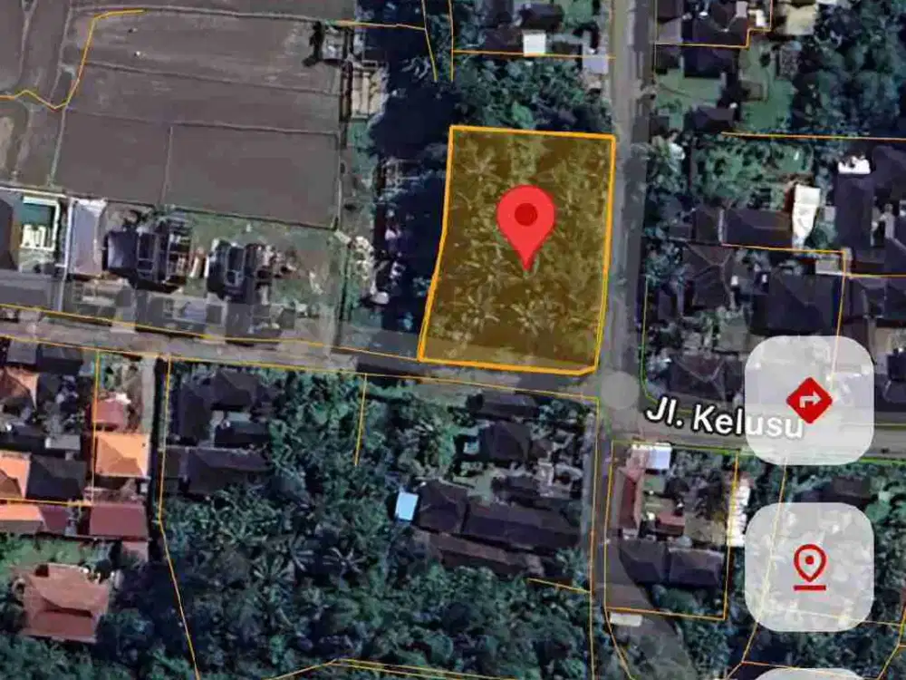 jl utama Pejeng kelod!! deket ubud 15 are tanah di jual