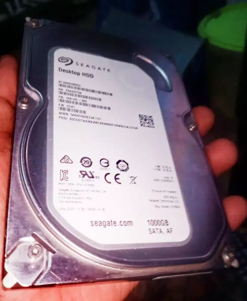 HARDISK SATA3 3,5' FOR PC/CCTV  1TB /1000GB GOOD CONDITION JAKSEL
