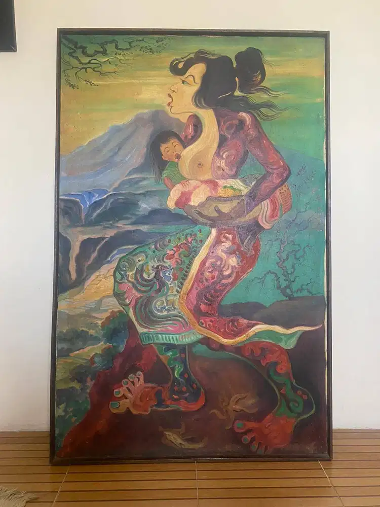 Lukisan Ibu Menyusui - Terawat Hendra Gunawan