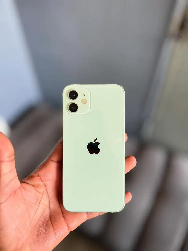 Dijual Iphone 12 green mint 64 gb all operator