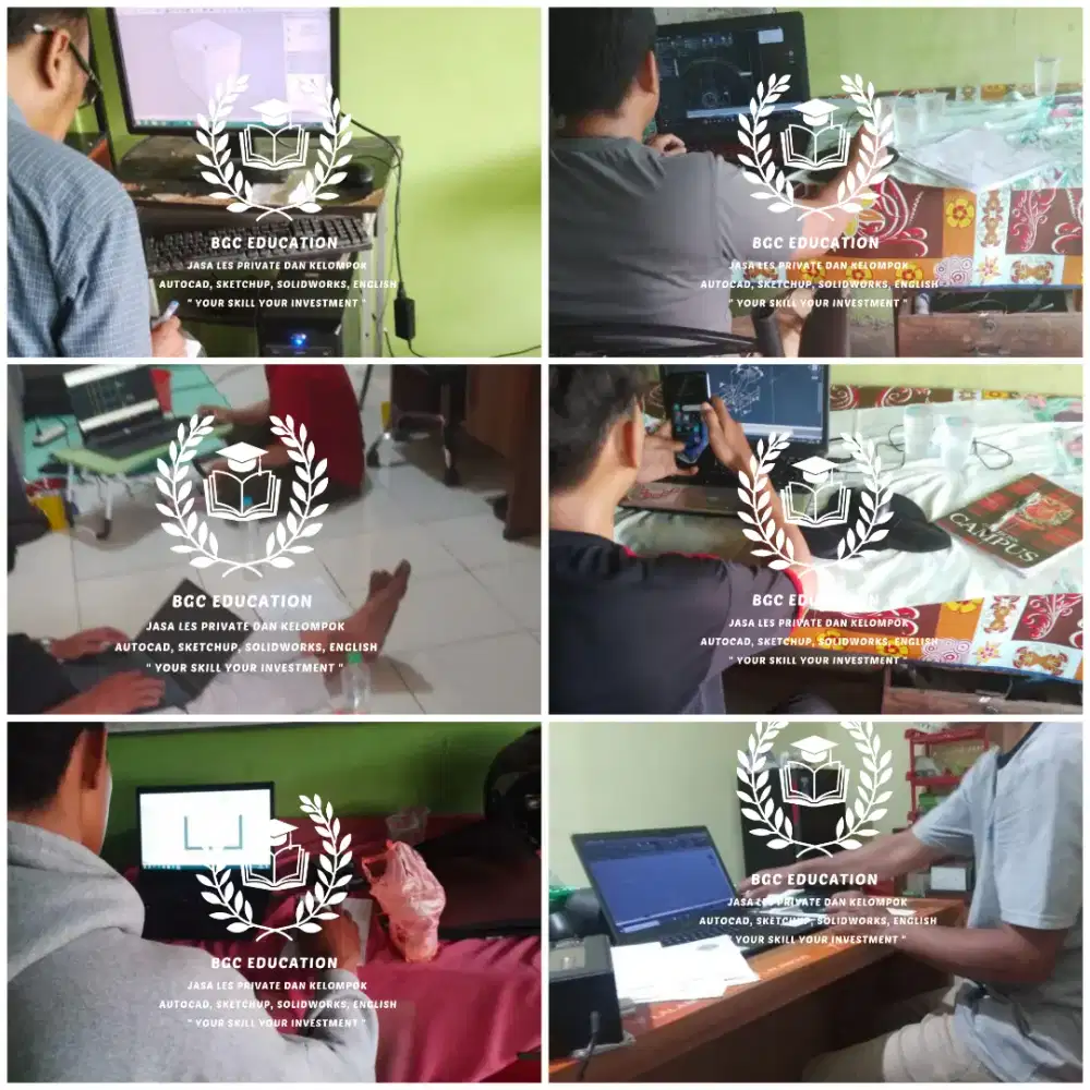 Kursus Autocad, Solidworks, Les Sketchup Private Home Visit