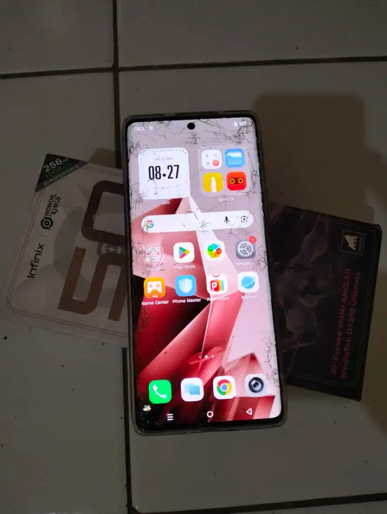 Infinix note 50s 5G ram 8/256gb red burgundy