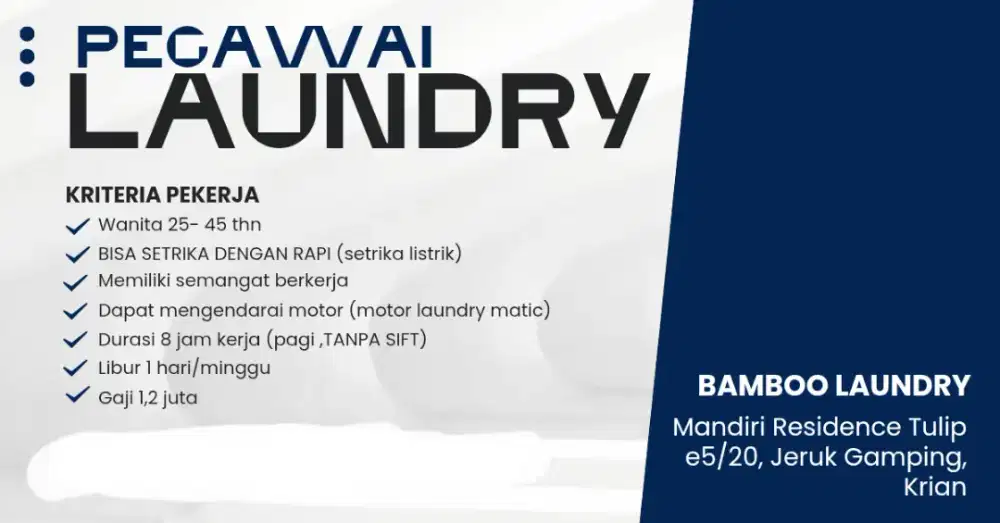 Pegawai Laundry