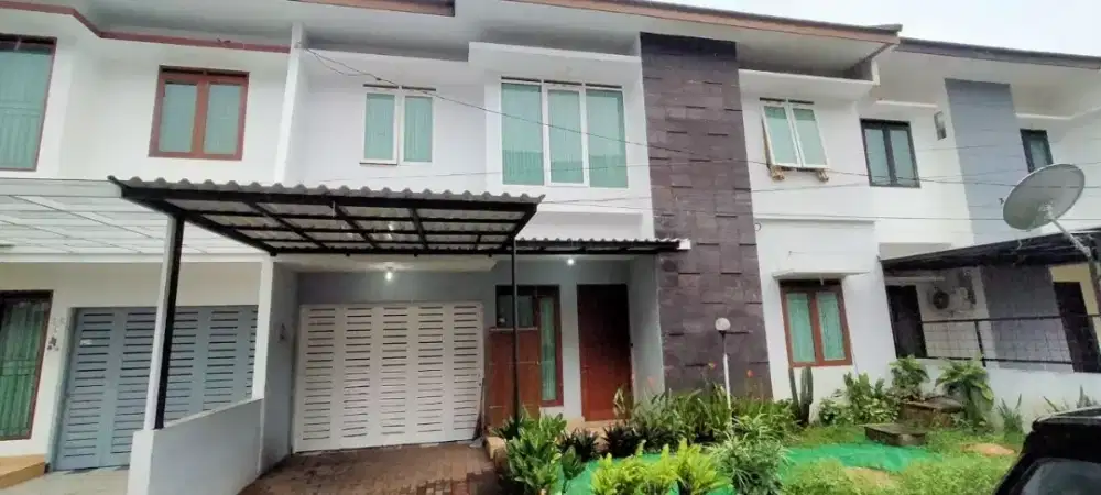Rumah minimalis modern siap huni di cluster Gegerkalong Bandung SHM