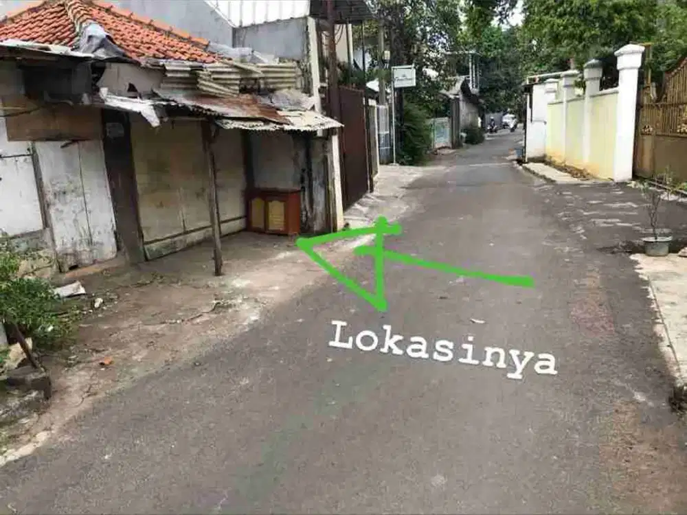 di jual cepat rumah hitung tanah di jagakarsa jaksel