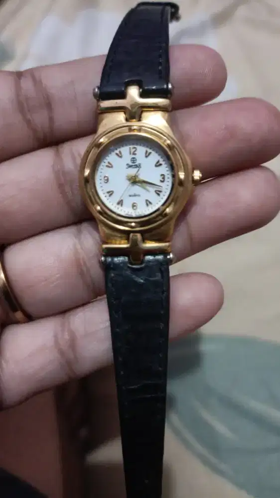 Jam Vintage swistar 18k gold