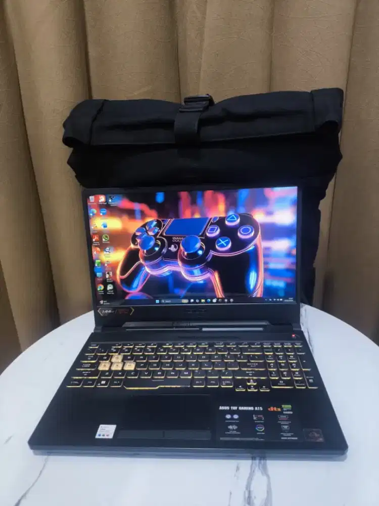 ASUS TUF A15 -NFRTX NVIDIA RTX GARANSI RESMI ON (BONUS TAS RANSEL ORI)