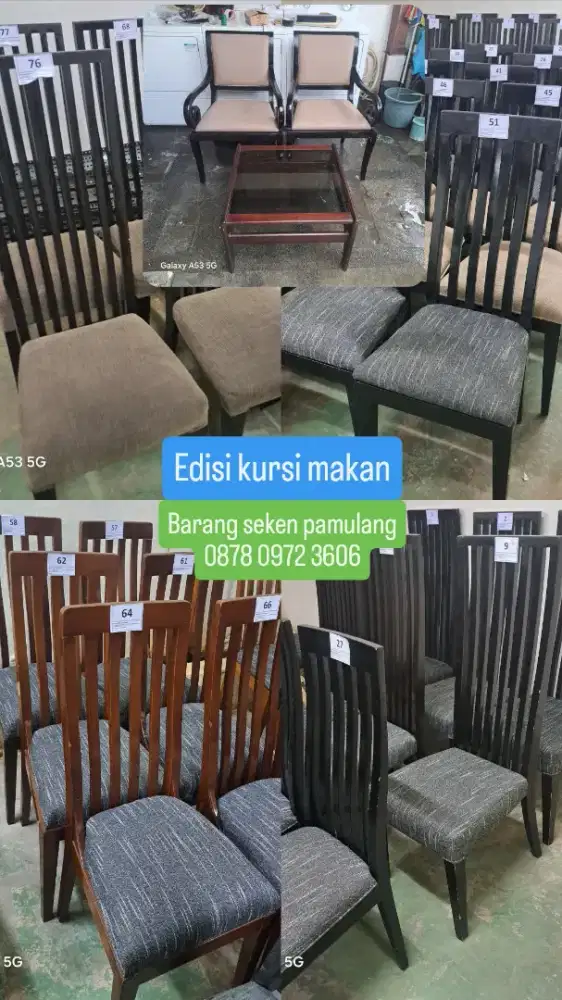 Kursi makqn eks apartemen