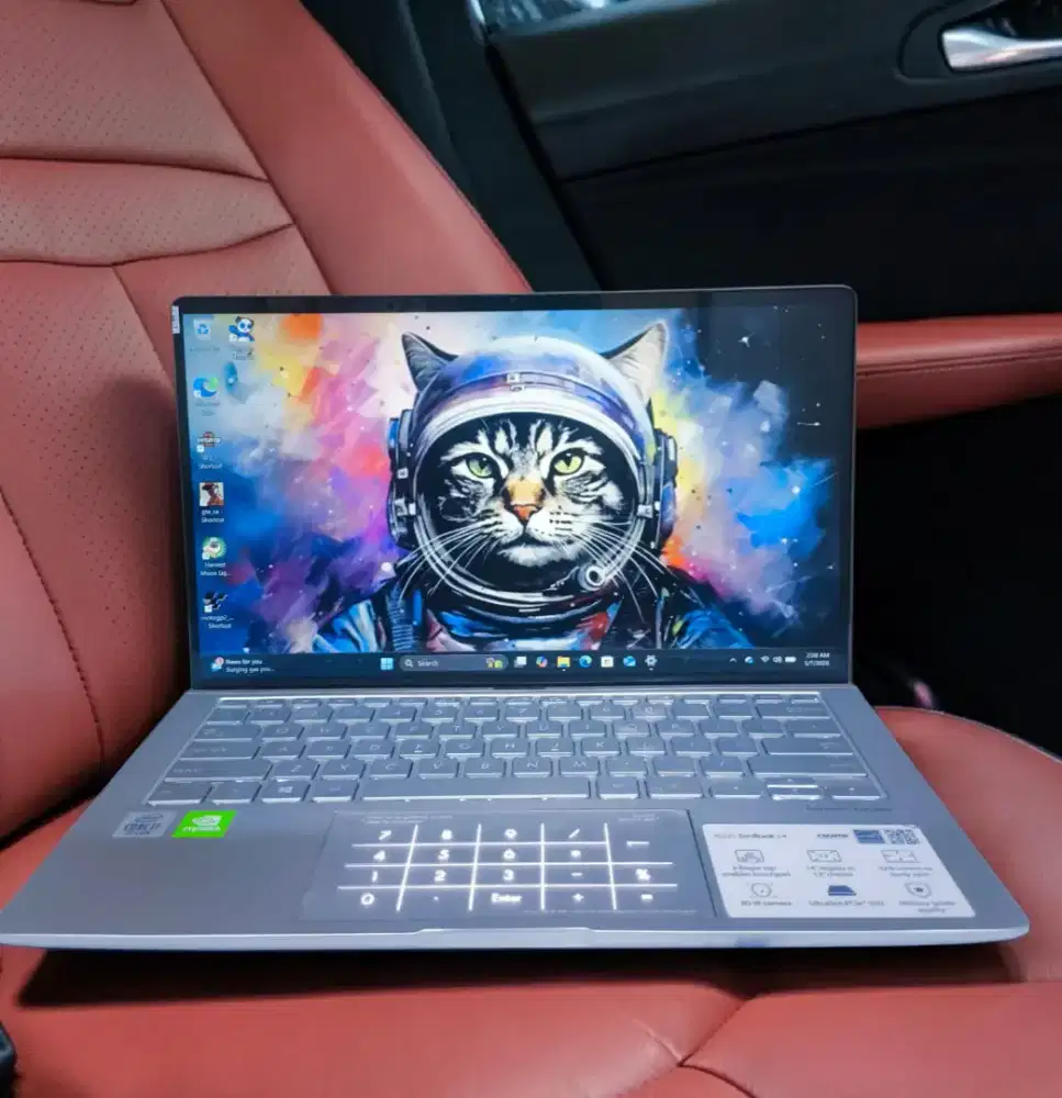 ASUS ZENBOOK NUMPAD i7 GEN 10 [Ram 16GB/SSD 512Gb+DUAL VGA NVIDIA]