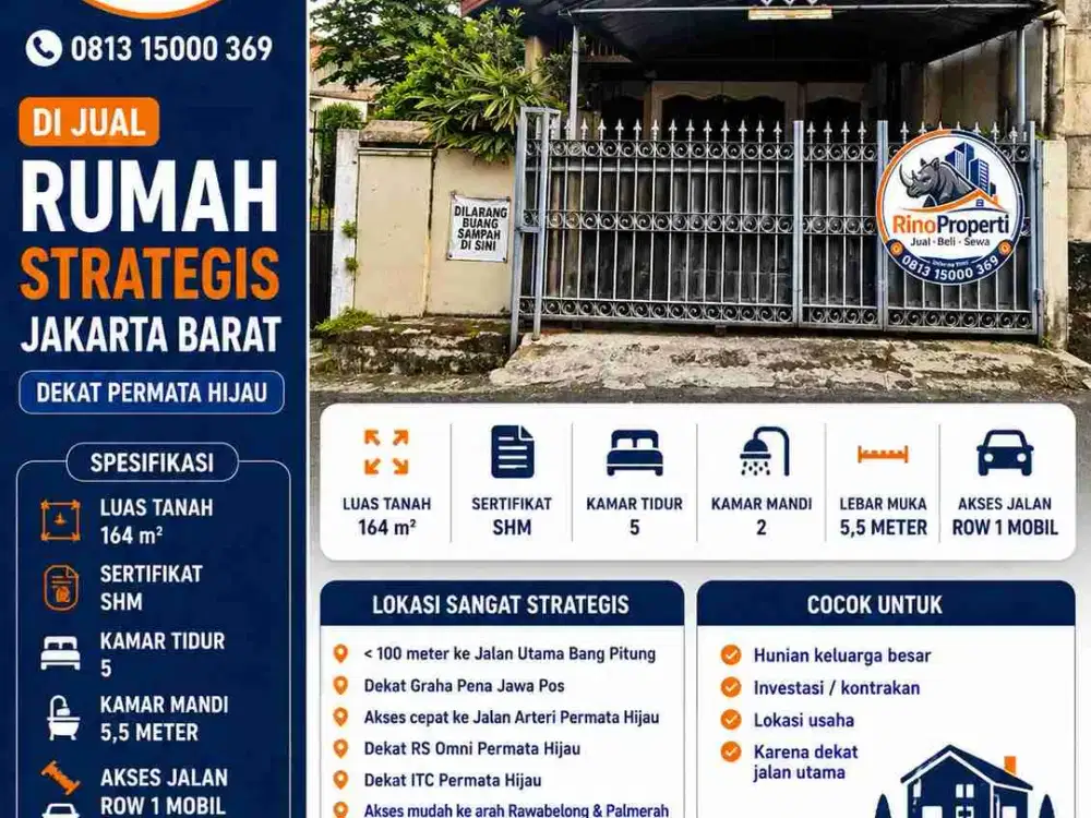Jual cepat,murah! Rumah siap huni dekat graha pena jawapos Kebayoran lama jakarta selatan