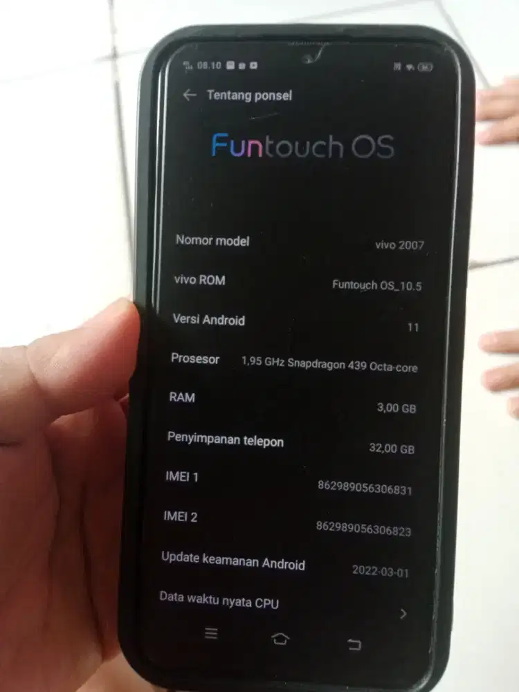 Di jual Vivo y17
