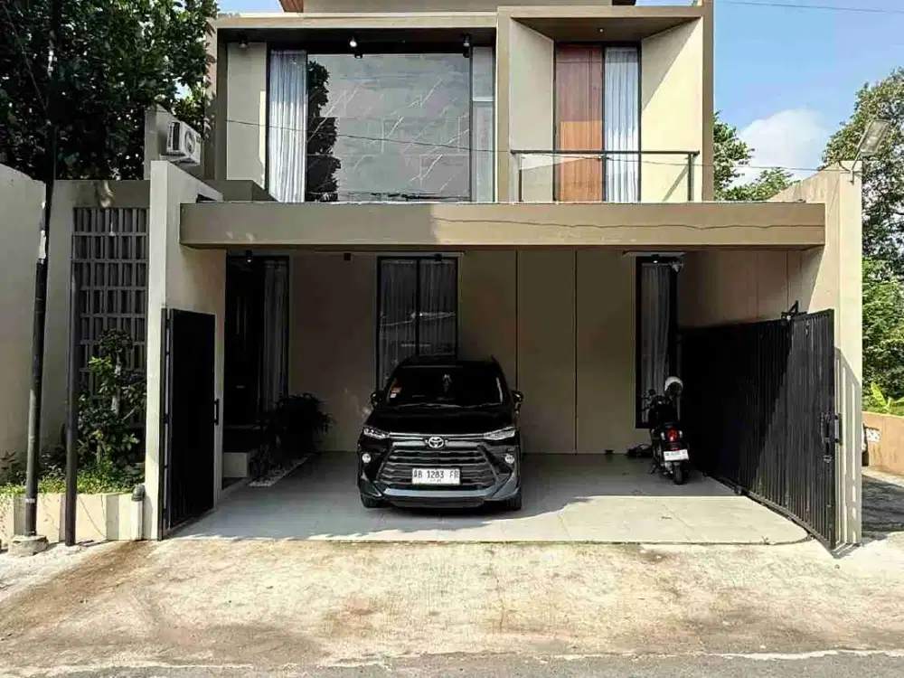 RUMAH KONTEMPORER 2 LANTAI FULL FURNISHED DI MAGUWOHARJO DEPOK SLEMAN