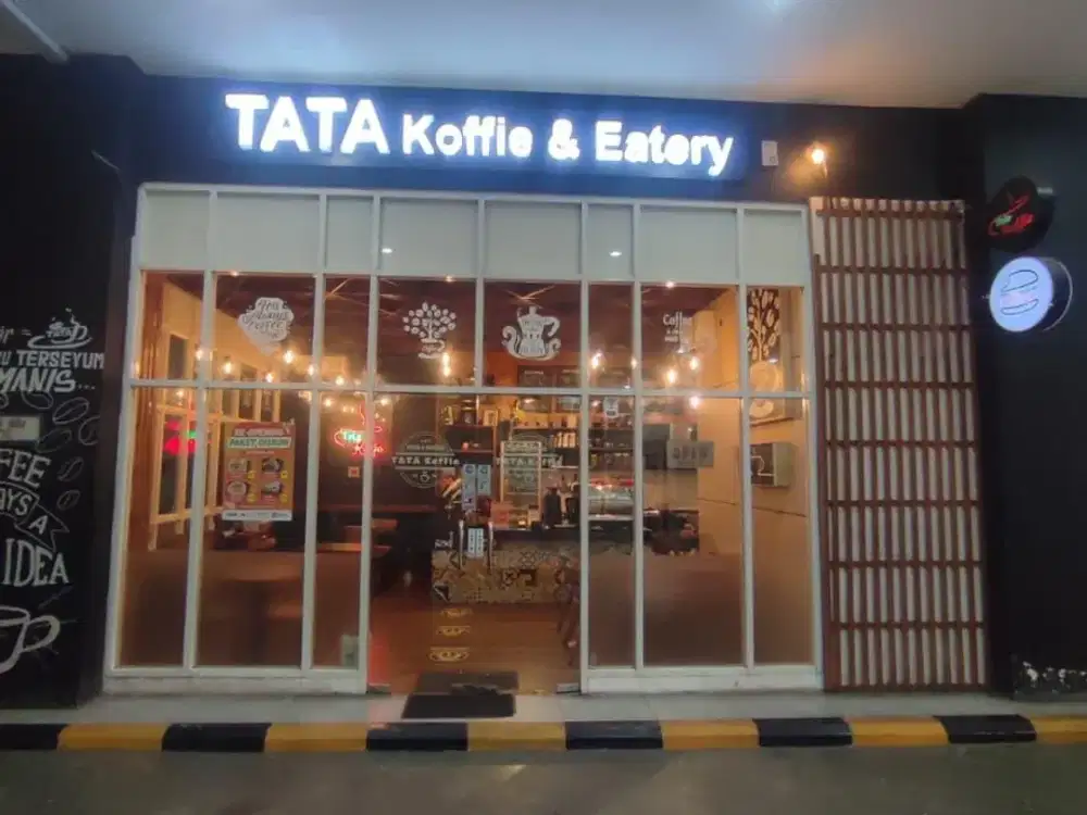 582. Dijual Cafe TATA Koffie & Eatery Margonda Depok – Hook Depan Pintu Apartemen Full Isi Siap Jalan - Grand Taman Melati 2