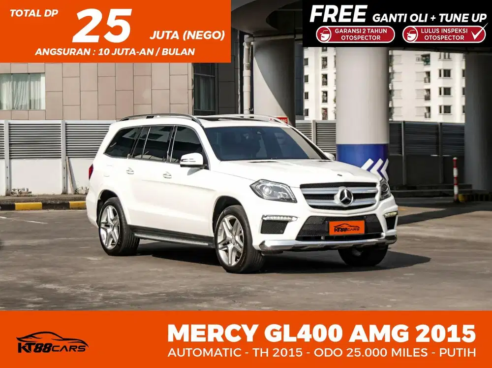 Low Kilometer Bergaransi MERCEDES BENZ GL400 AMG 2015