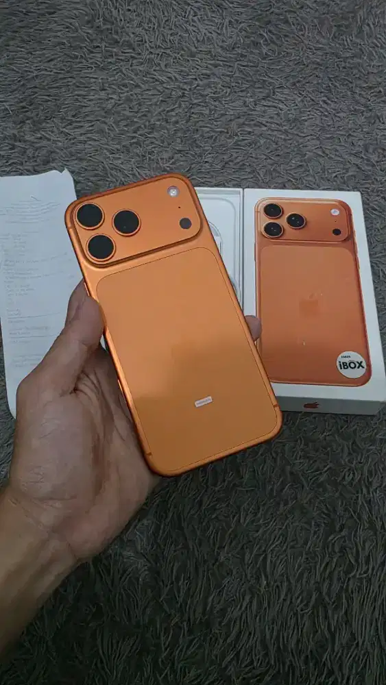 Iphone 17 Promax 256gb Cosmic Orange Buka Kotak