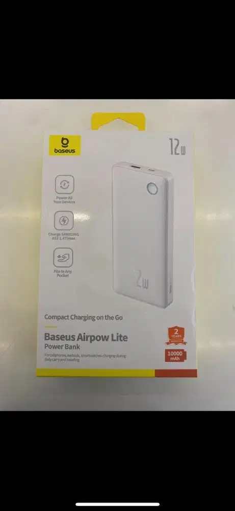 powerbank baseus airpowlite