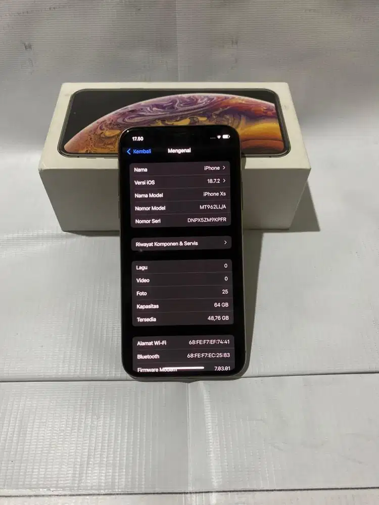 iPhone Xs 64gb gold ex inter second hand