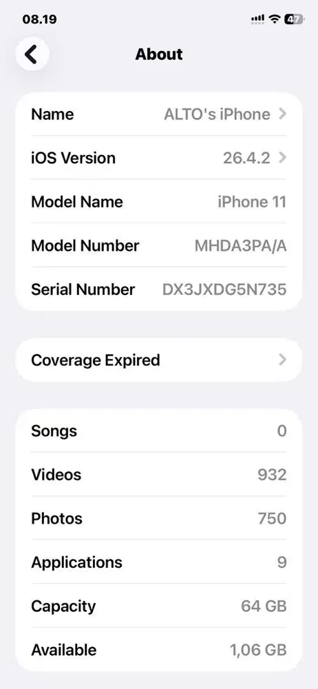 For Sale Iphone 11 64gb ex ibox