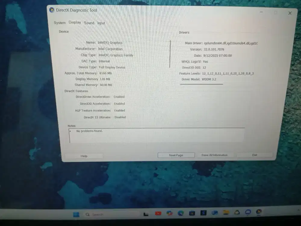 Laptop Lenovo core i7